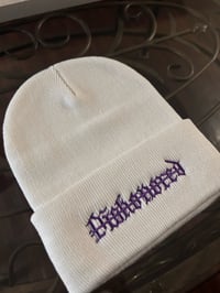 Purple logo on White 