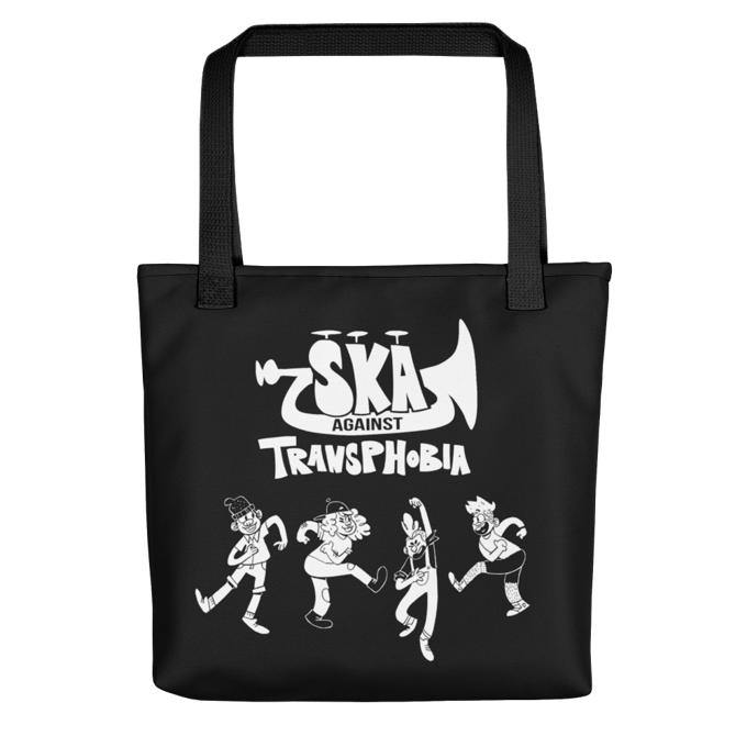 Image of SKA AGAINST TRANSPHOBIA | Black Tote bag