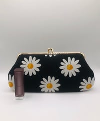 Image 2 of Black Daisy Slim Purse