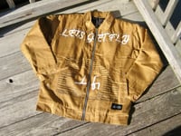 Image 1 of LET’S KAMP TOGETHER WORK JACKET (BROWN)