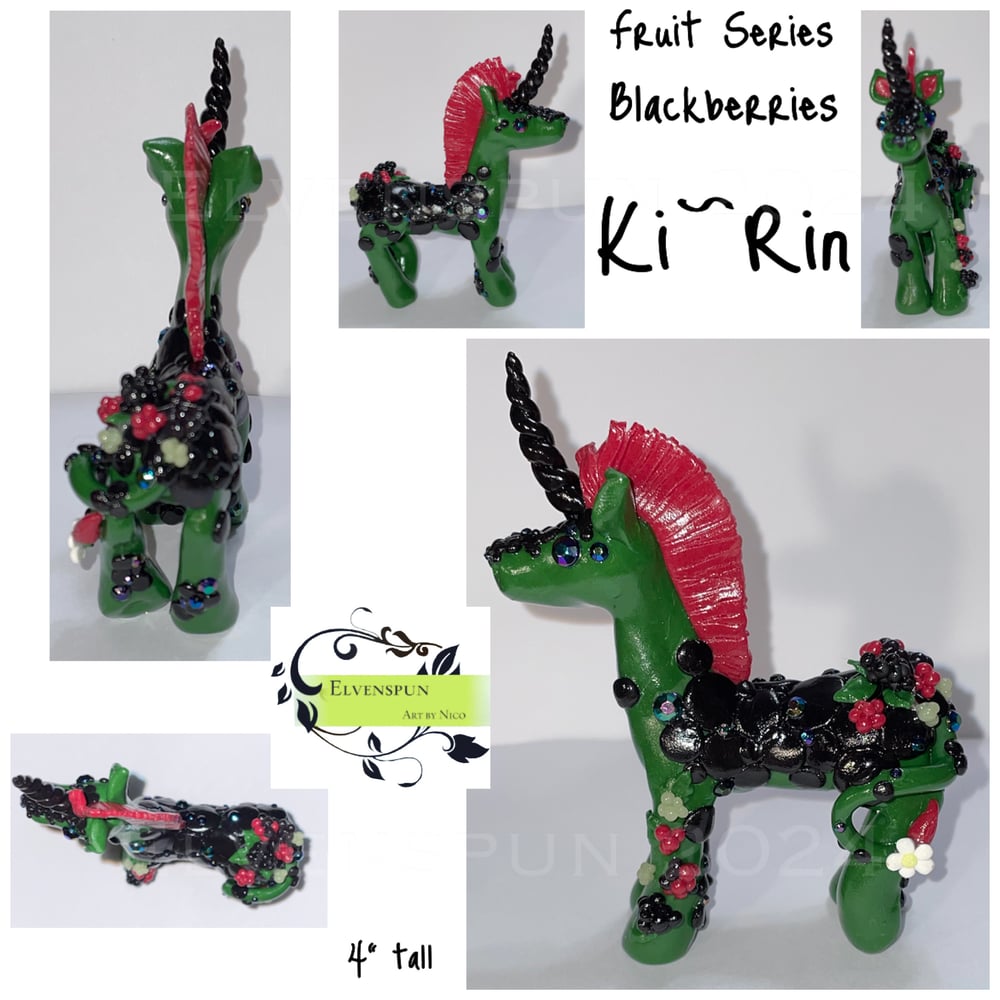 Image of Fruit Series Blackberries Collection Sculptures