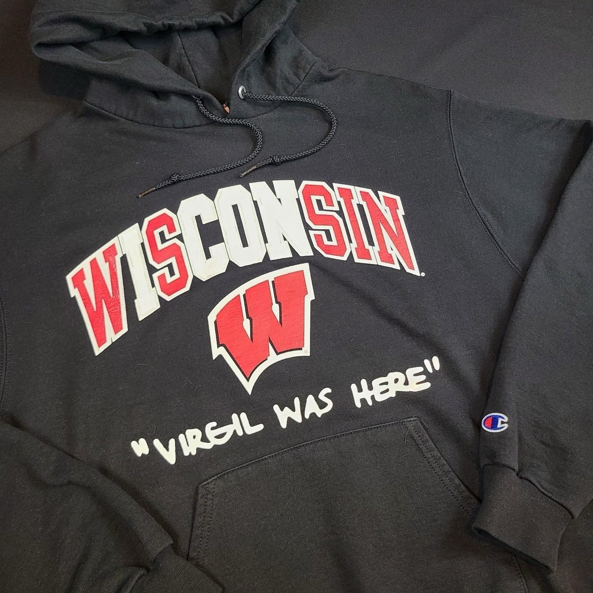 Image of Virgil Icon Hoodie Black