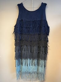 Image 6 of Fringe dress blue (m/l)