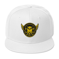 Image 3 of Hachi Black & Gold Snapback Hat