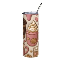 Image 1 of Coffee Lover Stainless Steel Tumbler