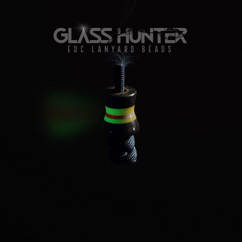 Glass Hunter EDC lanyard beads (Grail drop #5)