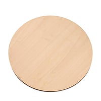 Image 2 of Black Round Wooden Board Engraved Moon Cat Crystal Display Cushion Board Yoga Meditation Tarot Divin