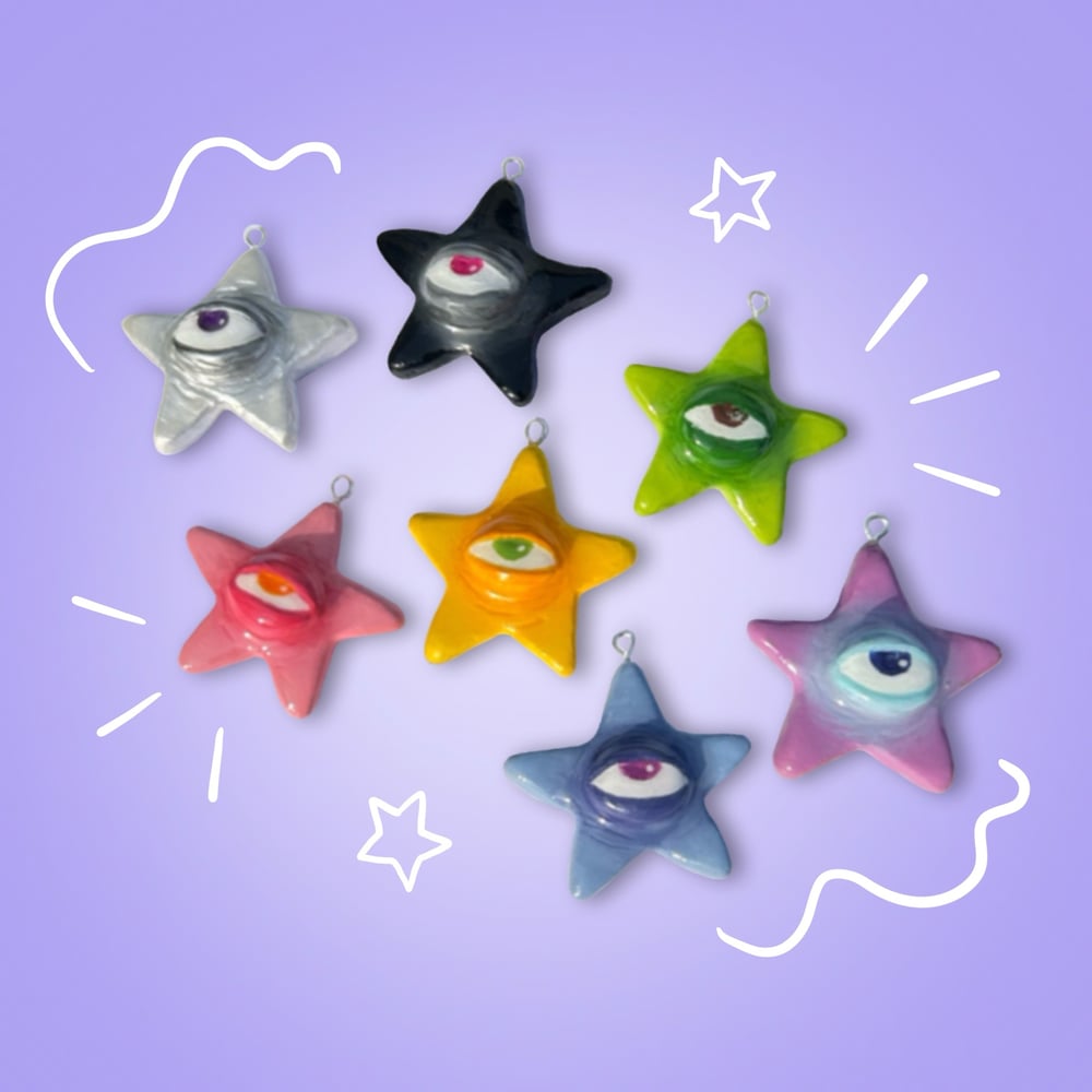 Image of sleepy star charm 