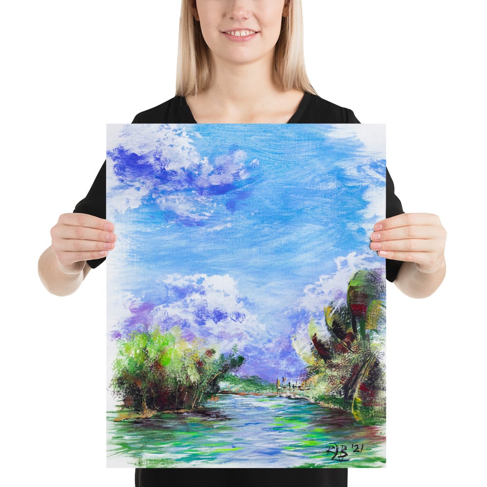 Image of ||| PRINT ||| "The Time Is Always Right Out Here" | Left Half