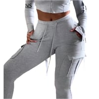 Image 3 of Hooded Two Piece Pants Set