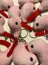 Rat Fetus keychain
