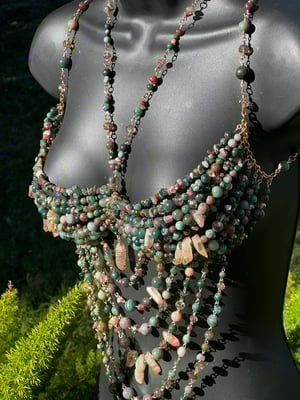 Image of Esmeralda Beaded Bralette