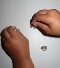 Image 2 of Solid Silver Heart Charms 