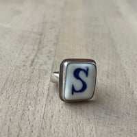Image 3 of "S" Letter ring - O1/2