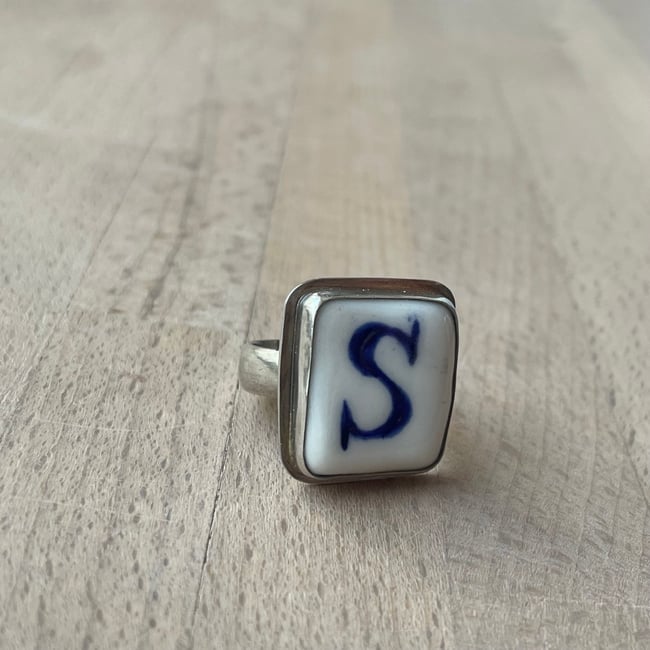"S" Letter ring - O1/2