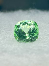 Image 2 of Heated Natural Mint Green Sapphire cushion, 6.80ct