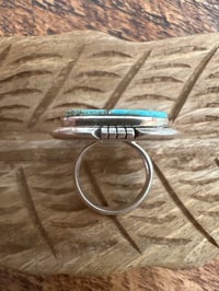 Image 9 of square native inlay statement ring 