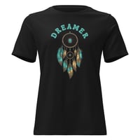 Image 3 of Women's Relaxed T-Shirt, Dreamer Dreamcatcher Tee