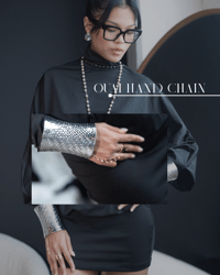 Image 2 of OUAI HAND CHAIN BRACELET