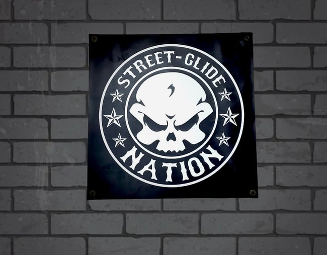 Street Glide Nation OG Vinyl Banner