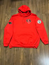 OOPS!! CAU TRILOGY HOODIE RED 2XL