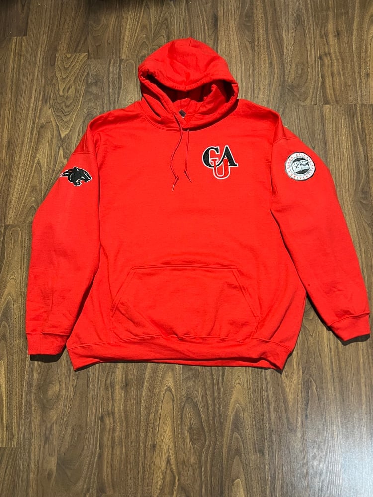 OOPS!! CAU TRILOGY HOODIE RED 2XL