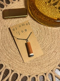 Image 5 of Ceramic Cigarette Drop Necklace