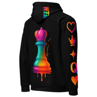Image 2 of QUEEN OF HEARTS HOODIE