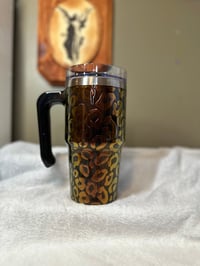 Image 2 of #21 20oz Chrome Leopard Print Grippy