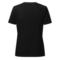 Image 2 of Women’s relaxed v-neck t-shirt - Rebel Loon Blue