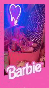 Image 2 of BARBIE PINK HEELS 