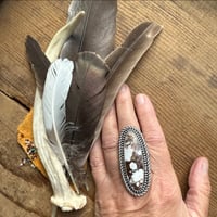 Image 1 of Natural Wild Horse Stone Ring