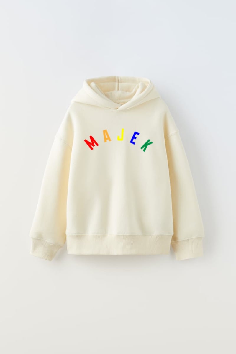 Image of Multicoloured MAJEK Hoodie