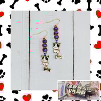 Dog + Bone Earrings