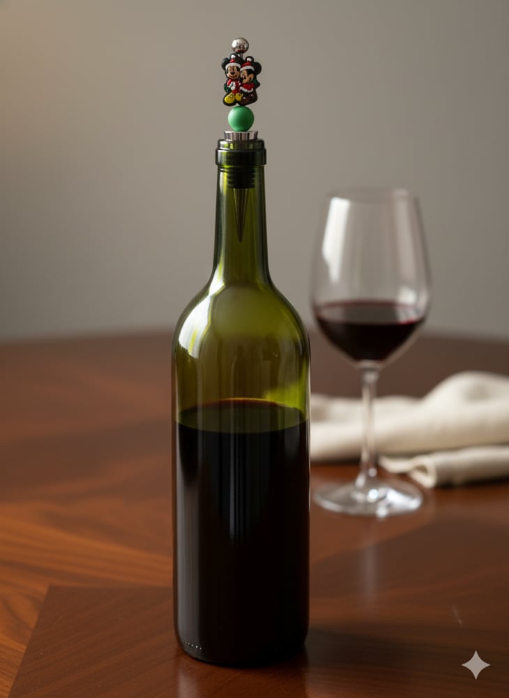 Image of Wine Stoppers (Christmas Themed)
