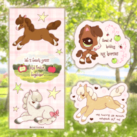 Image 1 of year of the horse stickers