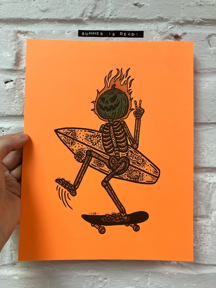 Image of PUMPKIN HEAD PRINTS 