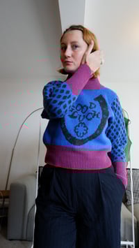 Image 5 of GOOD LUCK SWEATER MEDIUM
