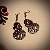Image 1 of Infinity Eternal Love Wood Earrings