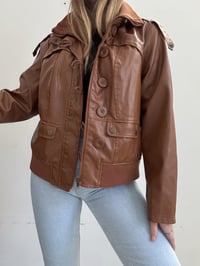 Image 2 of 00s camel brown jacket // M