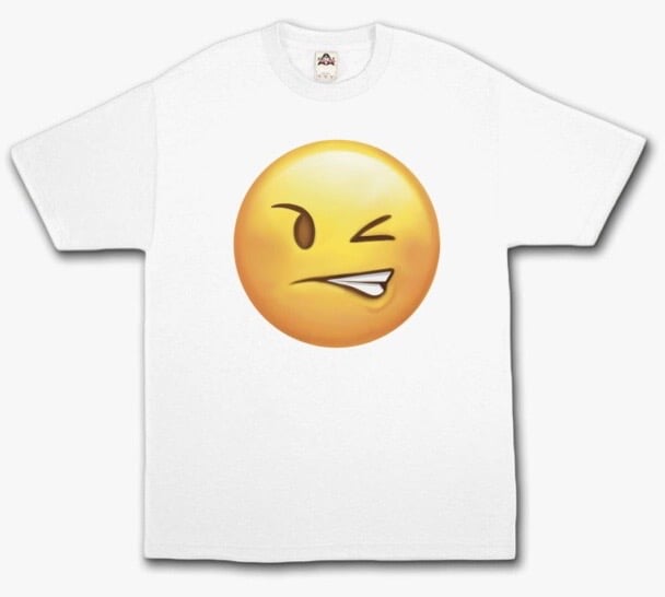 White 2024 shirt emoji