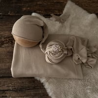 Beige cotton set