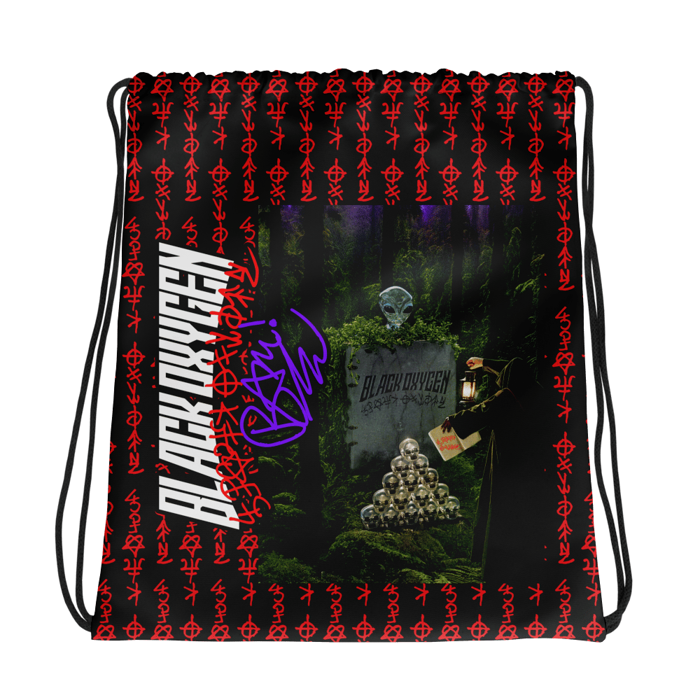 Image of Bam Margera x Black Oxygen - Strigoi Drawstring Bag