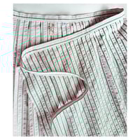 Image 4 of Pleated Wrap Skirt Pink/Green