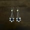 Image of Daffodil Flower Draped Chain Earrings