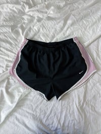 Image 1 of Nike black pink shorts // M