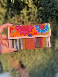 Image 1 of Handmade Wallet- Ivory border