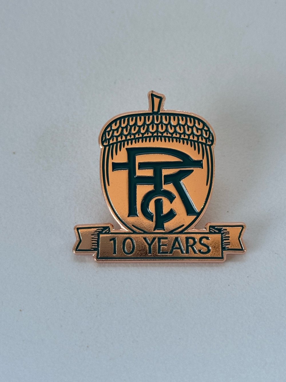 10 Year Commemorative Pin