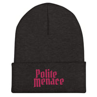 Image 9 of Polite Menace Cuffed Beanie cap