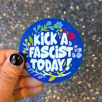 Cute Floral Antifa sticker